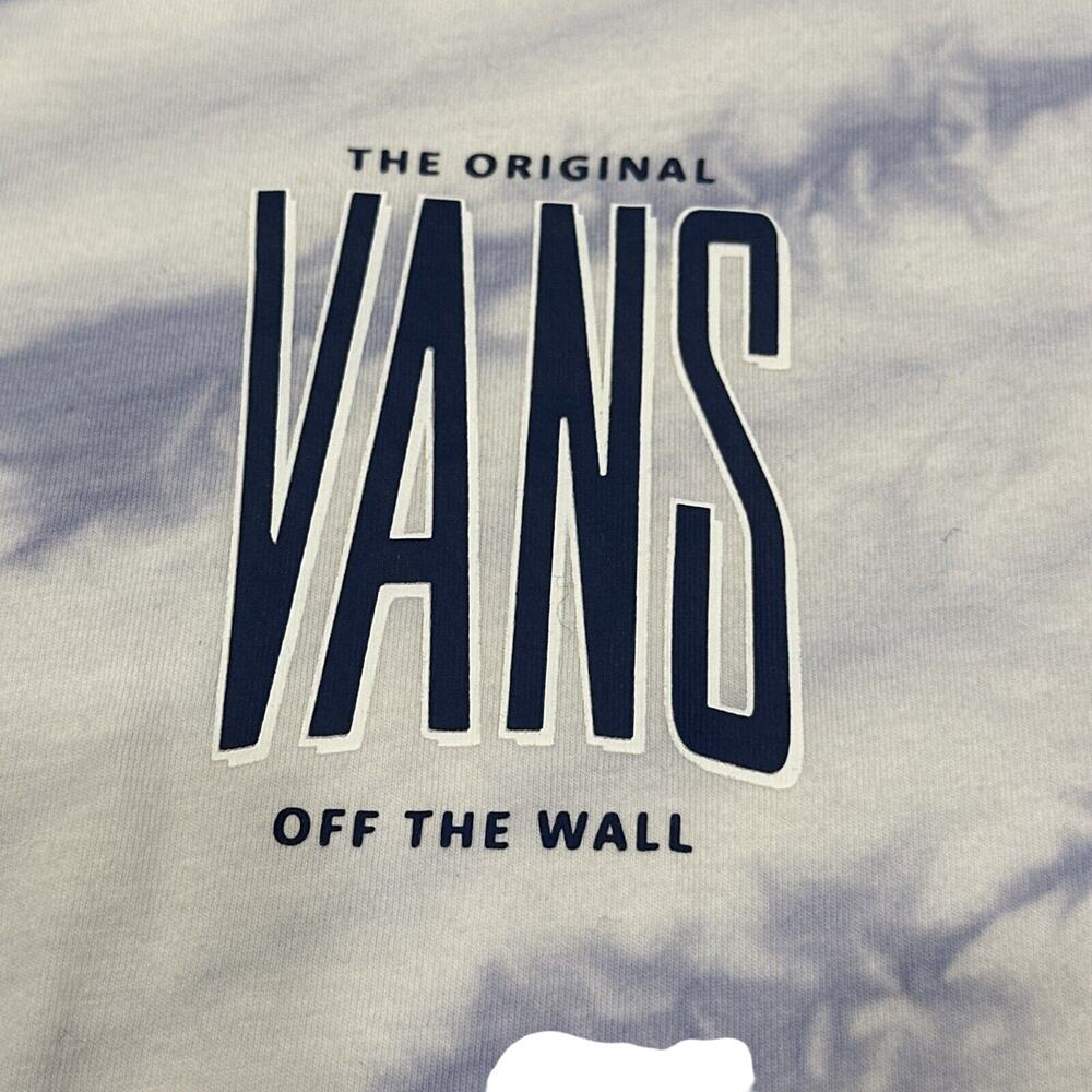 Vans Off The Wall Mens Small Peaked Tie Dye Tee Screen Print Graphic Classic Fit - Picture 4 of 9